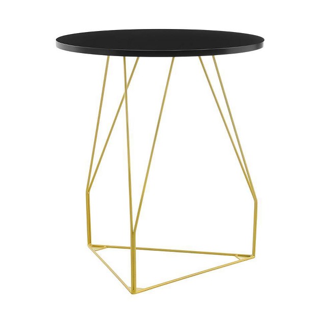 Orlando Accent Table Black gold Finch