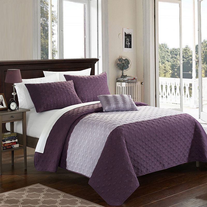 Chic Home Dominic 4-piece Quilt Set