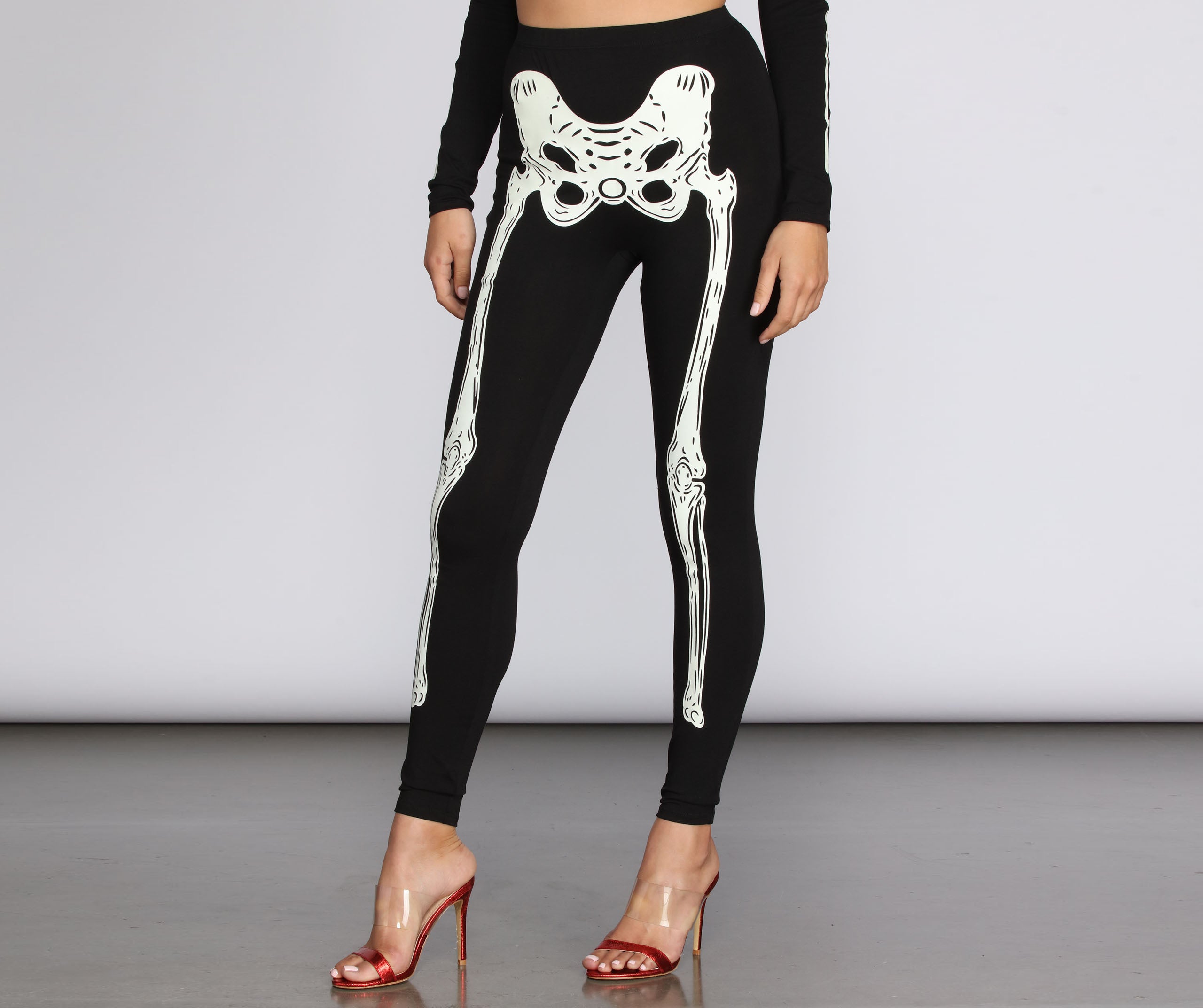 Glow-In-The-Dark-Skeleton Legging