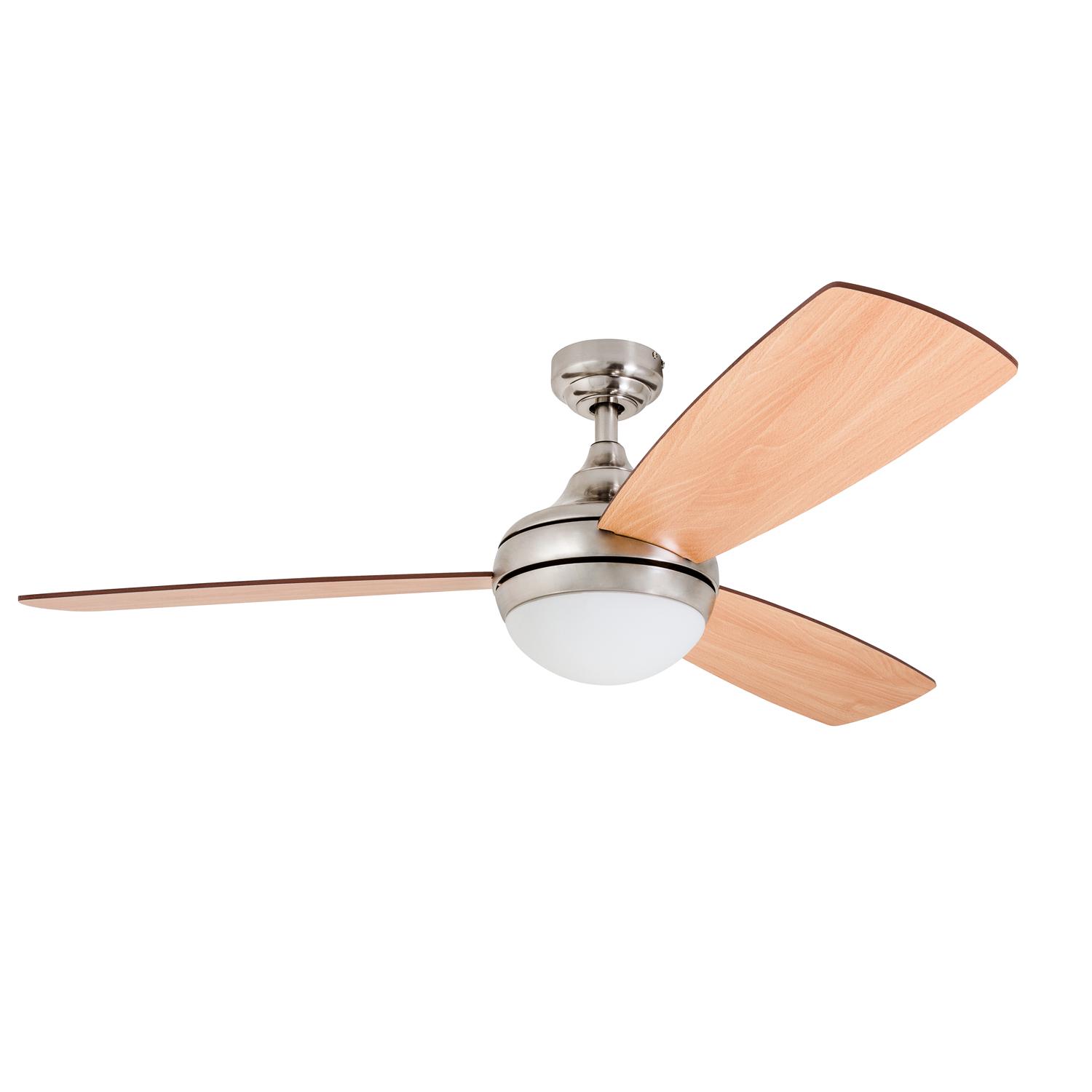 Prominence Home 52 Calico Brushed Nickel， Integrated LED Remote