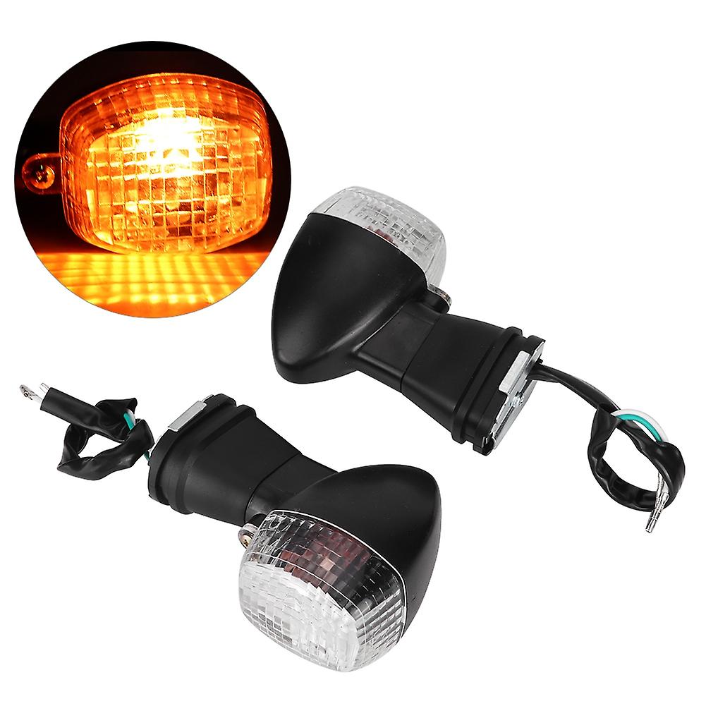 Motorcycle Led Turn Signal Indicator Lights Fit For Kawasaki Zxr 250r/400r/750r(black+white)