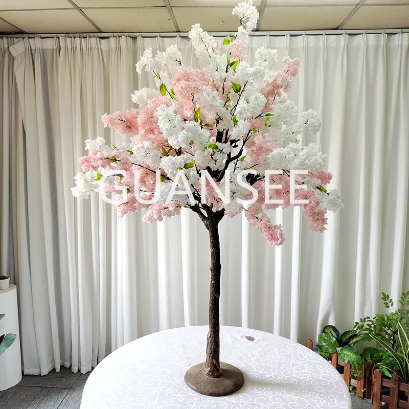 Wedding indoor decoration wedding centerpieces artificial flowers artificial plant artificial cherry tree for table tree