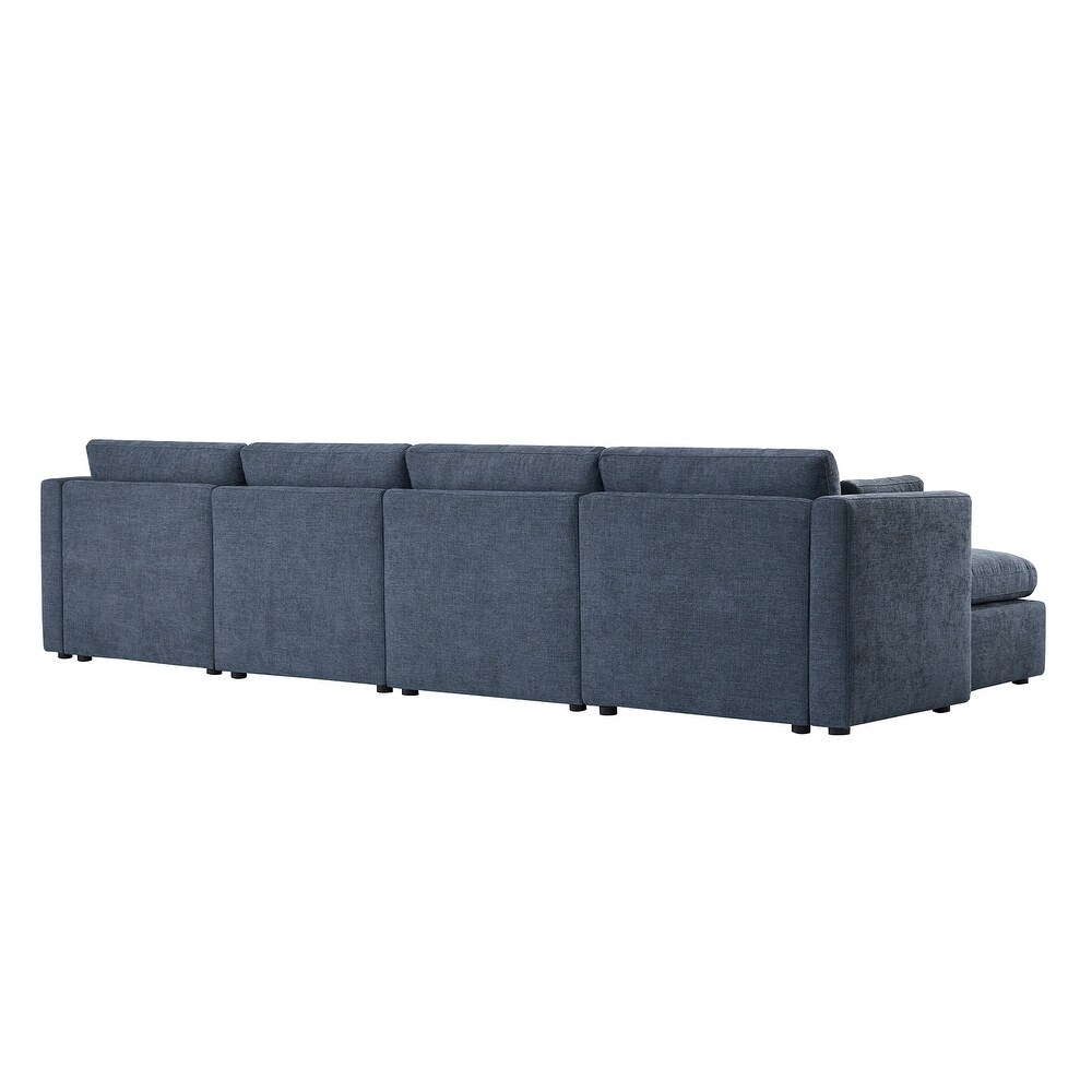 Celia Oversized Modular Sectional Fabric Sofa Set