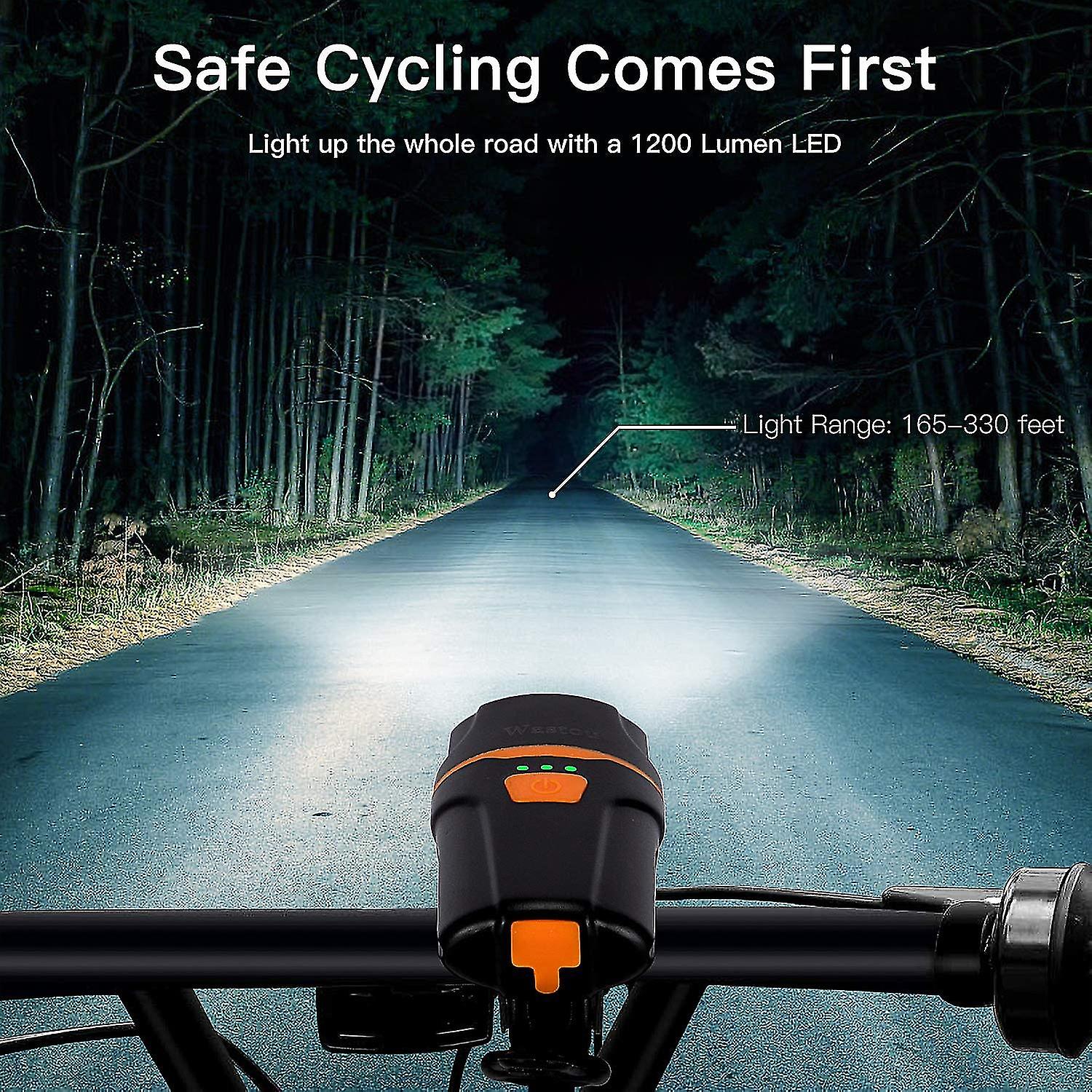 Bike Lights， Super Bright Bike Front Light ， Light Torch With Usb Tail (usb Cable Included)