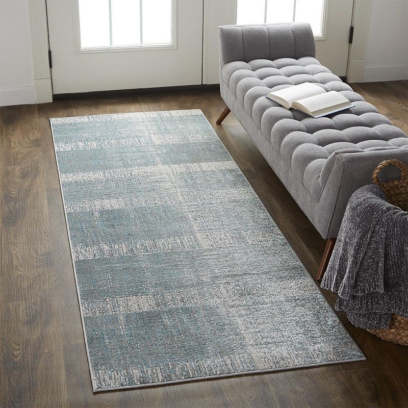 Weave and Wander Aurelian Modern Metallic Striated Rug