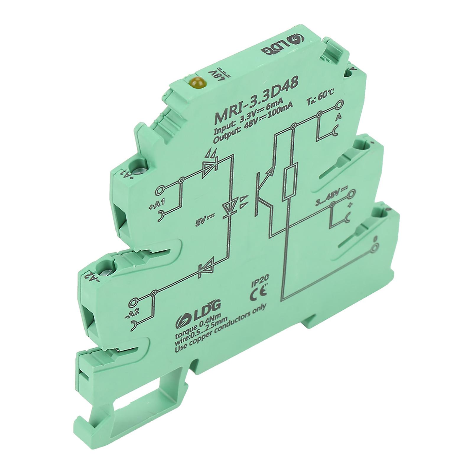 Mri-3.3d48 Dc Photoelectrical Coupler Isolating Plc Relay Module Input 3.3vdc Output 3-48vdc