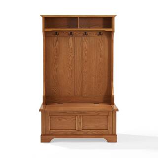 CROSLEY FURNITURE Campbell Oak Hall Tree CF6005-OA