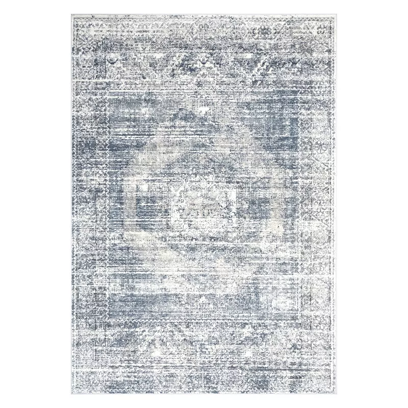 nuLOOM Jayla Barbed Iris Medallion Rug