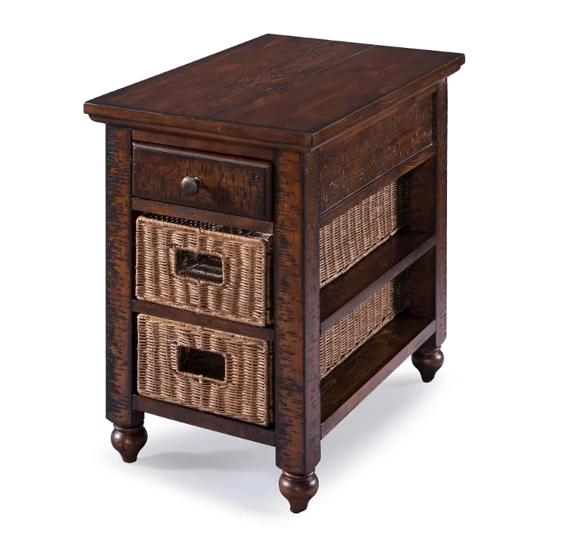 Cottage Lane Brown Side Table