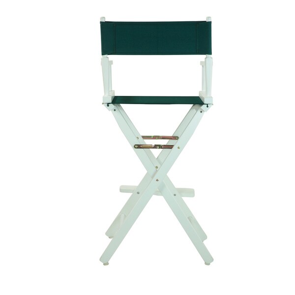 White Frame 30-inch Director's Chair