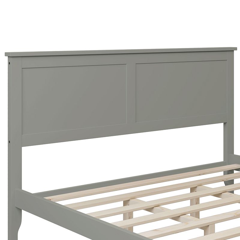 Merax Modern Solid Wood Platform Bed