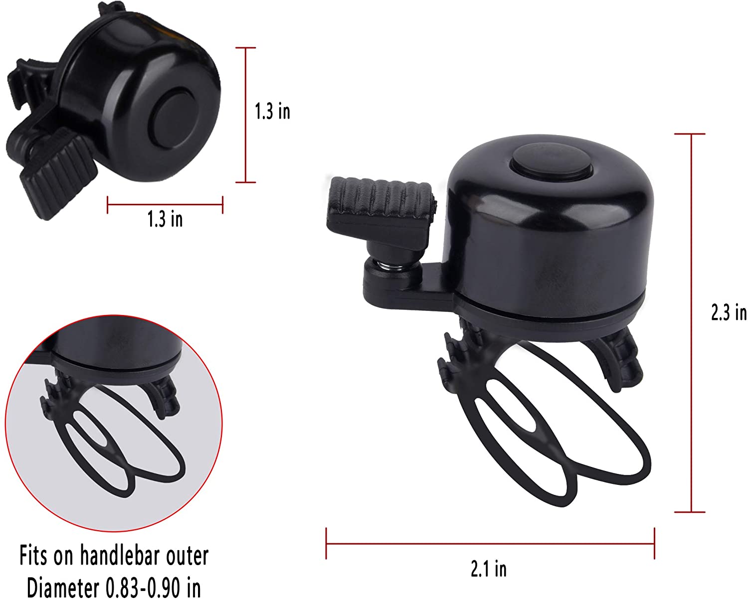 CamLabs Bike Lock， Cable， Multi Bike Tool and Bicycle Bell Set