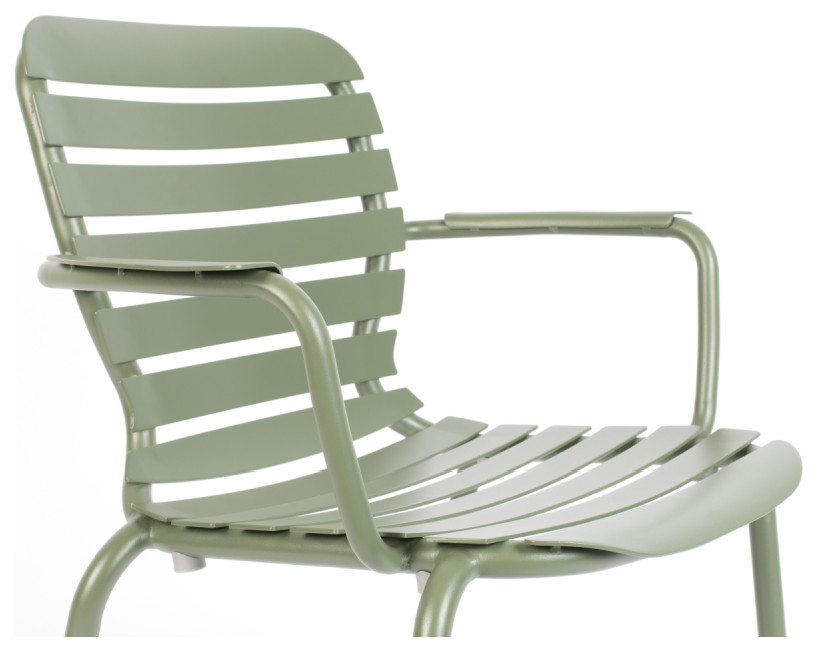 Aluminum Garden Armchairs (2)  Zuiver Vendel   Contemporary   Outdoor Dining Chairs   by Oroa   Eichholtz Furniture  Houzz