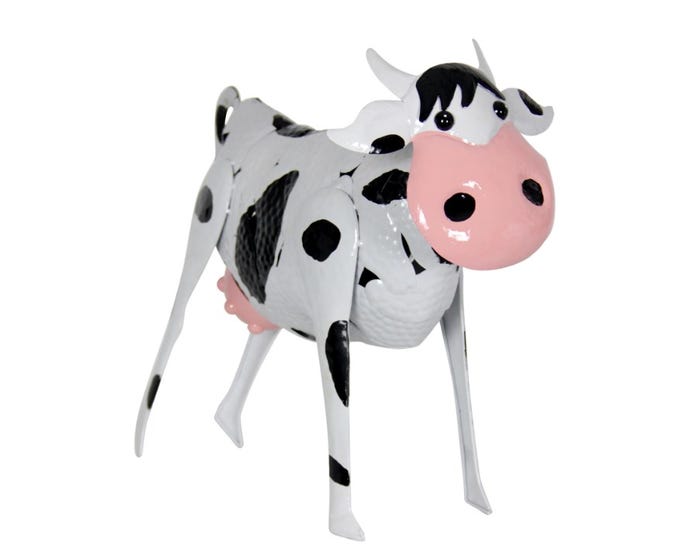 Metal Cow Statue