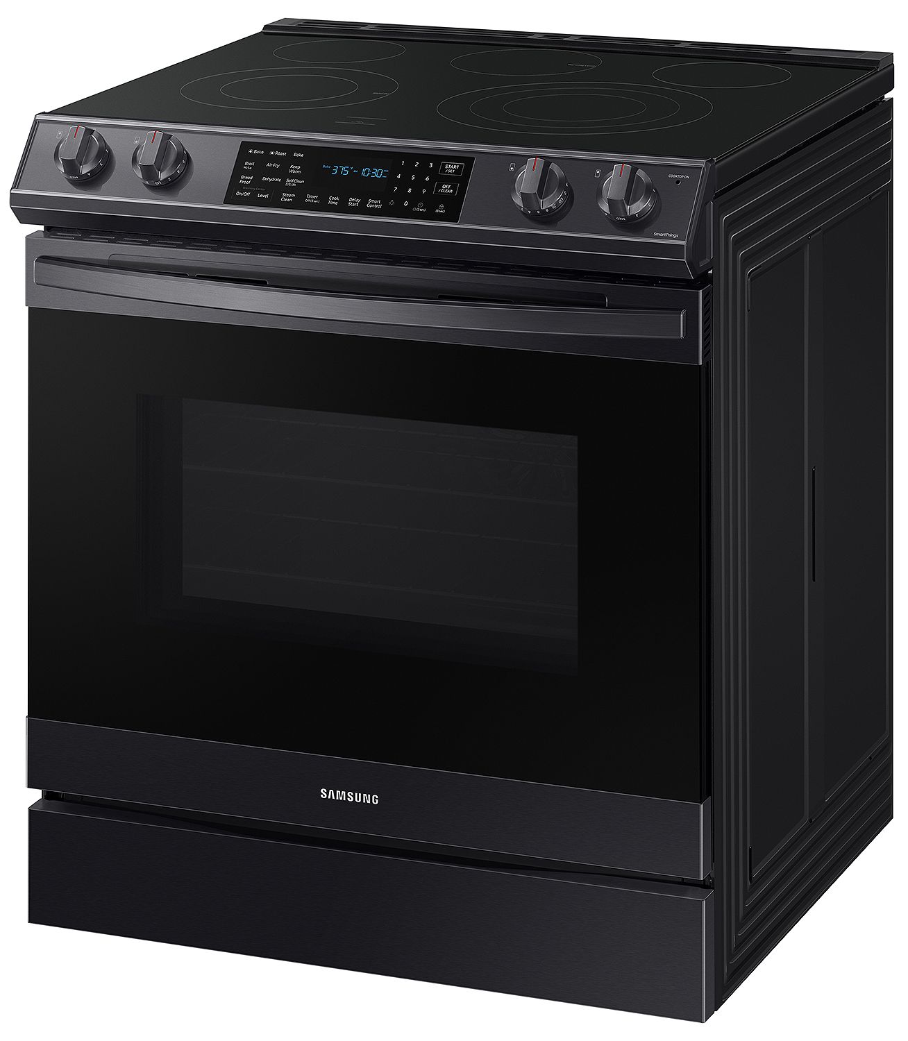  ADA 6.3 Cu. Ft. Fingerprint Resistant Black Stainless Steel Convection Slide-In Electric Range With Air Fry