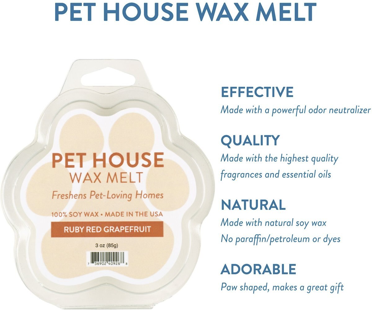 Pet House Ruby Red Grapefruit Natural Soy Wax Melt