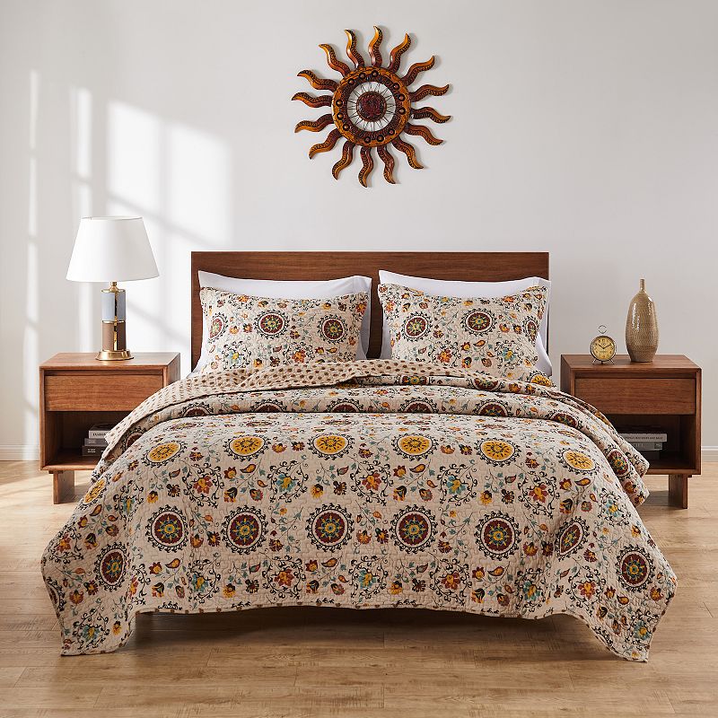 Andorra Reversible Quilt Set