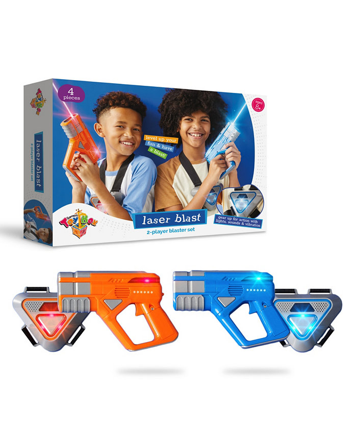 Geoffreys Toy Box Laser Blast 2-Player 4 Pieces Blaster Set  Created for Macys