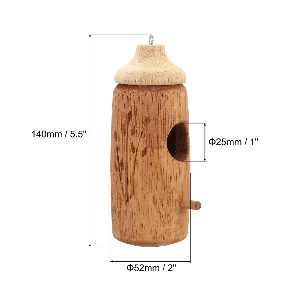 Hummingbird House  Humming Bird Houses Wooden Hummingbird Nest  Style 3