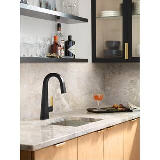 MOEN Nio Single-Handle Bar Faucet in Matte Black S55005BL