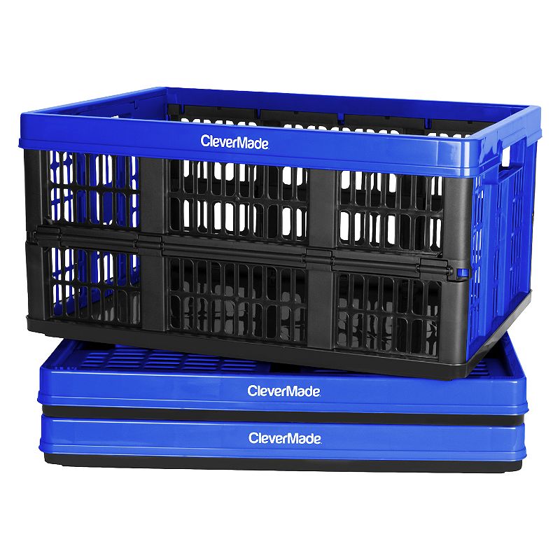 CleverMade Collapsible Utility Crate 3-piece Set