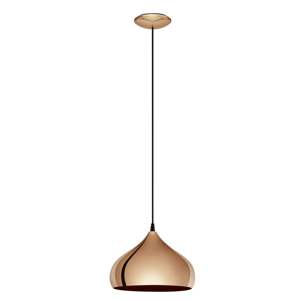 Eglo 49449 Hapton Vintage Copper Pendant Light 290mm