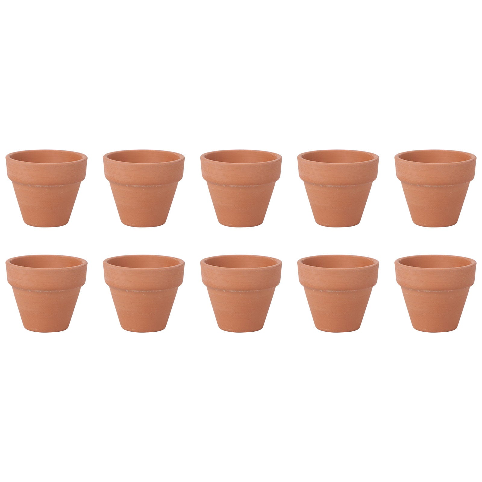 10Pcs 4.5x4cm Small Mini Terracotta Pot Clay Ceramic Pottery Planter Cactus Flower Pots Succulent Nursery Pots Great for Plants