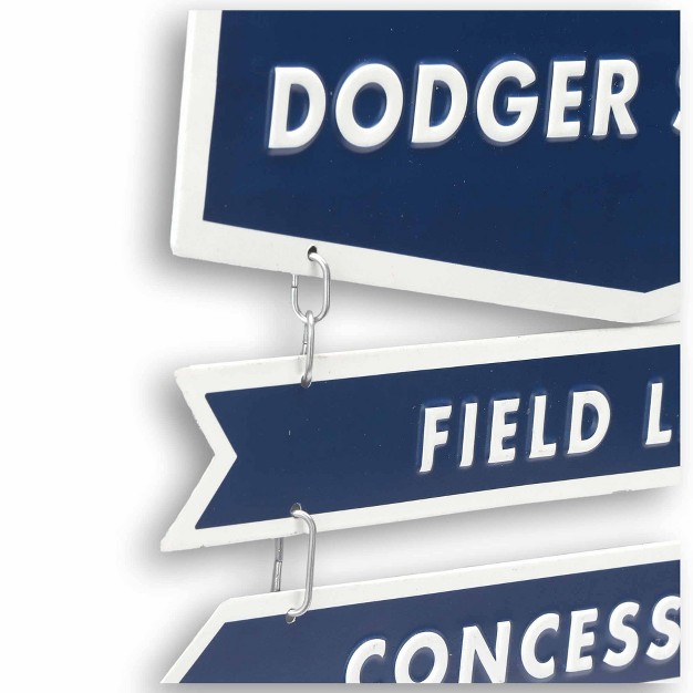 Mlb Los Angeles Dodgers Baseball Field Metal Panel