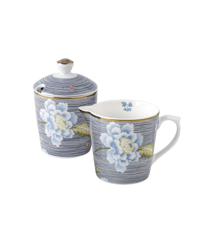 Laura Ashley Heritage Collectables Milk Jug and Sugar Bowl in Gift Box Set of 2