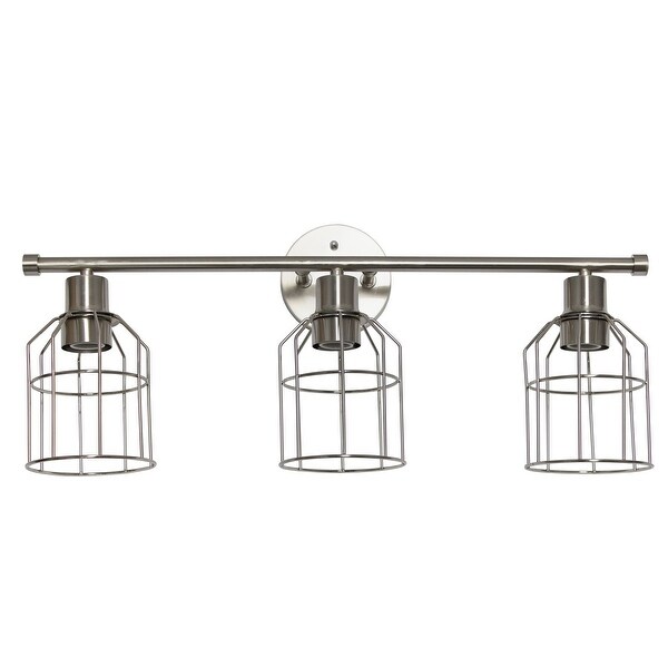 25 Silver Wired Vanity Light