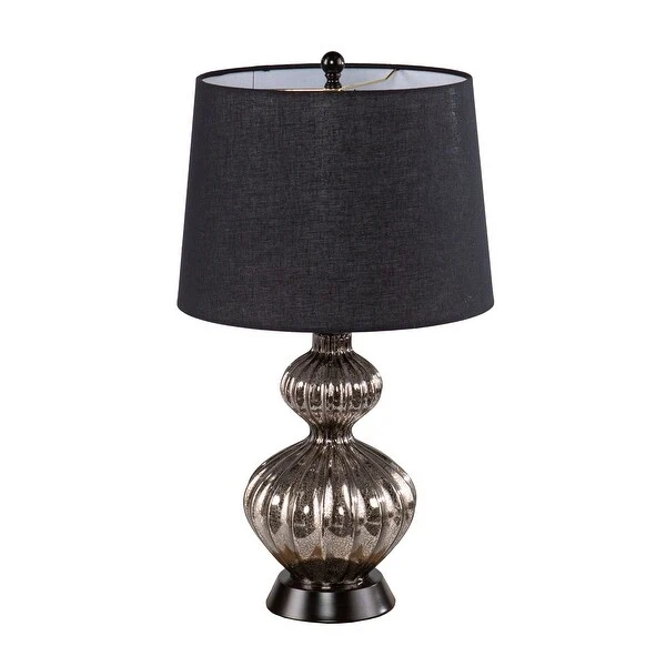 SEI Furniture Lyndale Black Fabric Table Lamp