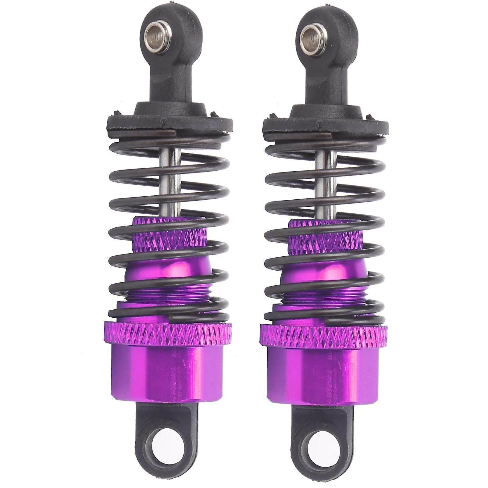 2pcs 63mm Rc Aluminium Shock Absorber Damper For Traxxas Slash 2wd Rc Car Upgrade Partspurple