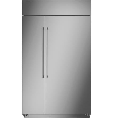 Monogram ZISS480NNSS 48quot Smart BuiltIn SidebySide Refrigerator in S