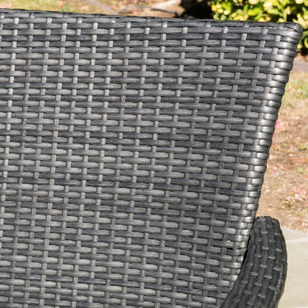 Malta 2 piece Outdoor Wicker Loveseat Set by Christopher Knight Home