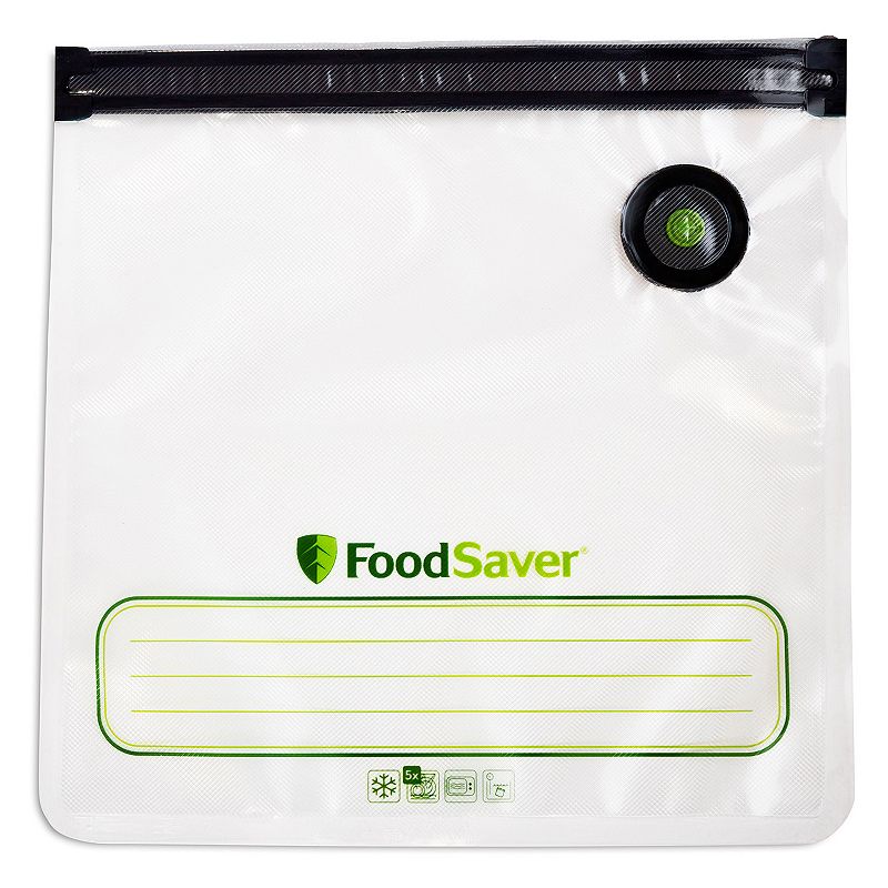 FoodSaver 1-Gallon Reusable Vacuum Zipper Bags 8-pk.