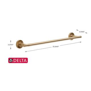 Delta Trinsic 18 in. Towel Bar in Champagne Bronze 75918-CZ