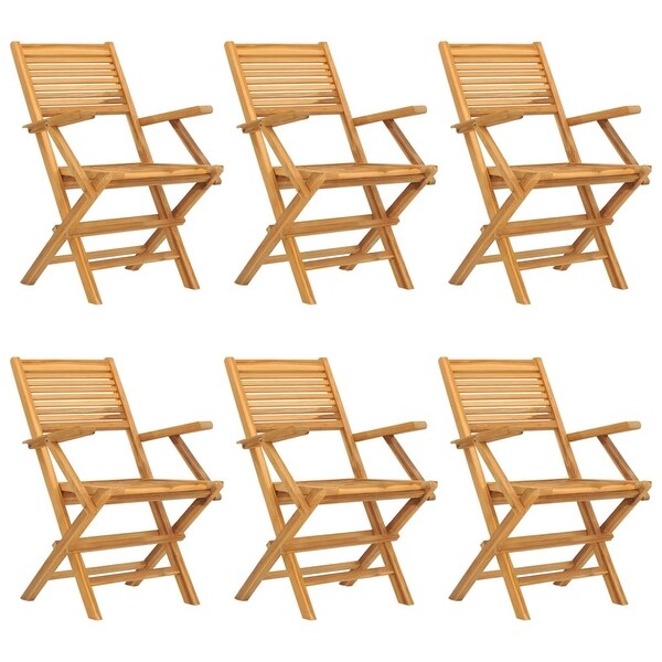 vidaXL Folding Patio Chairs 2/4/6/8 pcs 18.5