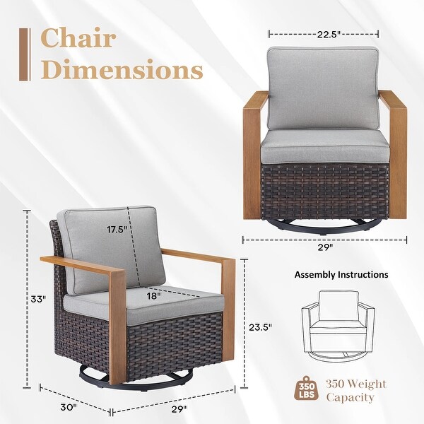 Outdoor Swivel Rocker Chair