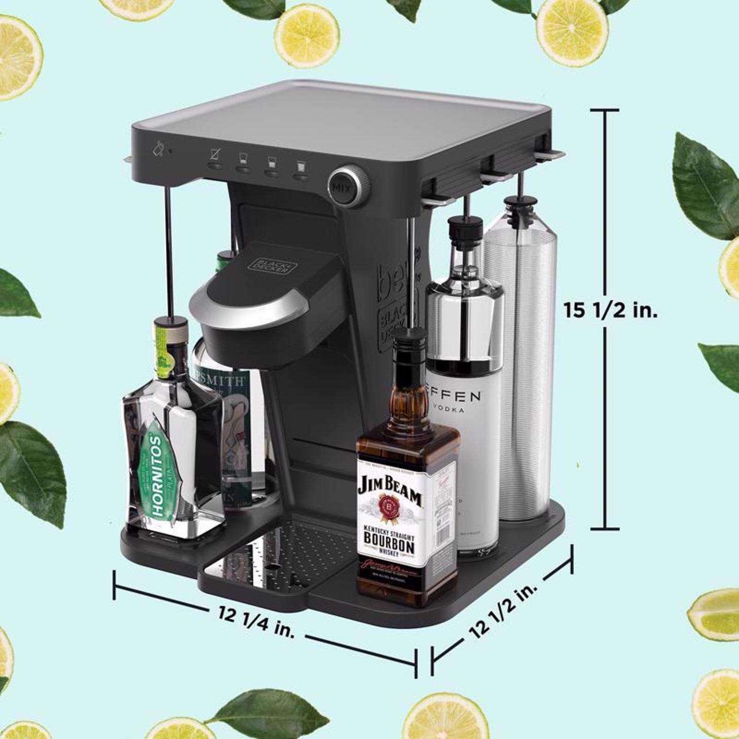 Black+Decker bev Black Metal/Plastic Electric Cocktail Mixer