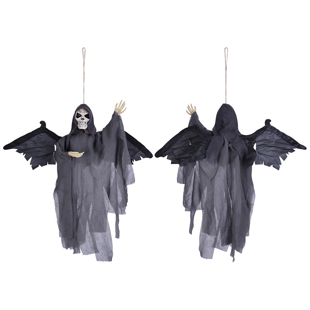 Yescom Animated Skeleton Props w/ Wings Sound Activated Lighted