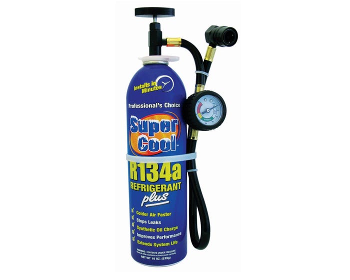 R-134a Plus 19oz. with Heavy Duty Charging Hose and Gauge - 64823