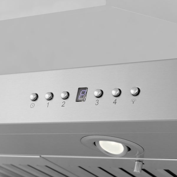 ZLINE Convertible Island Mount Range Hood in Stainless Steel