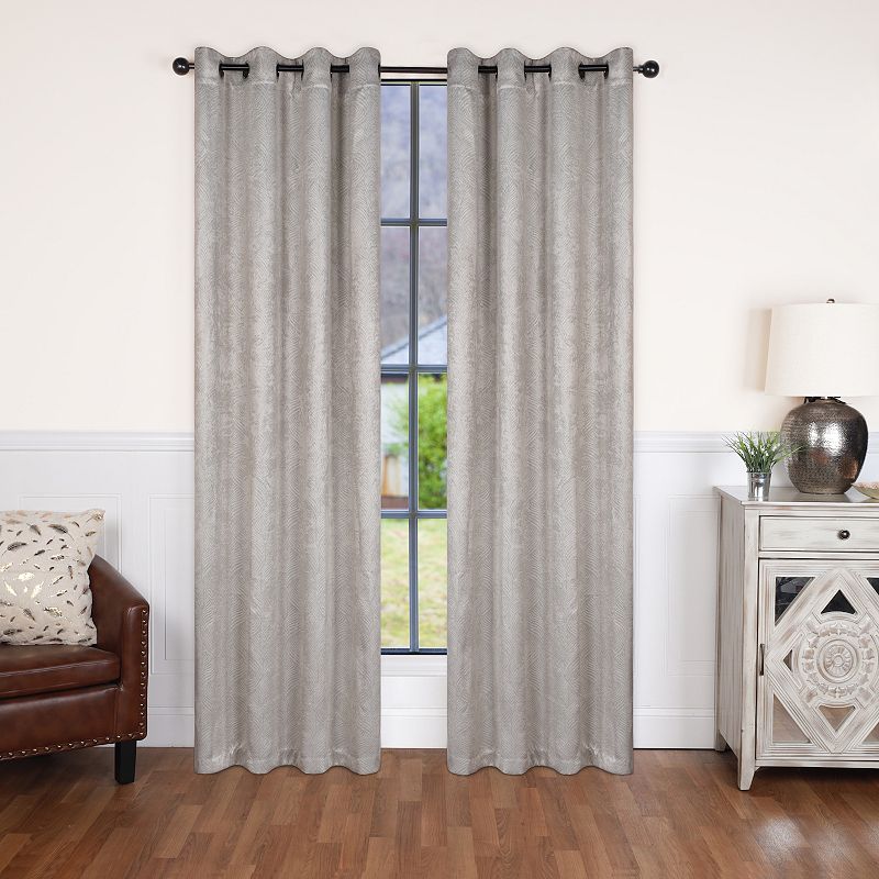 Superior Waverly 2-Pack Insulated Thermal Blackout Grommet Window Curtain Set