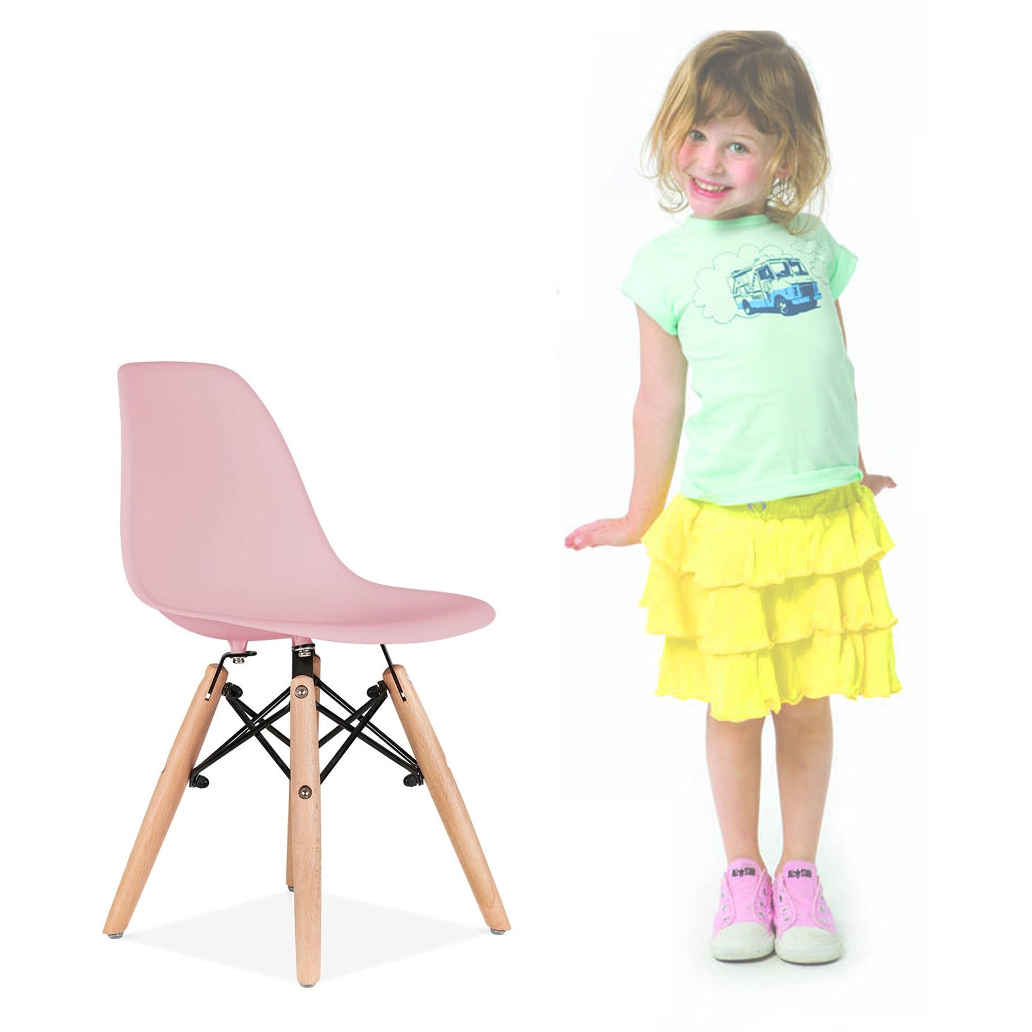 Kids Chair Plastic Pc-0117W-P