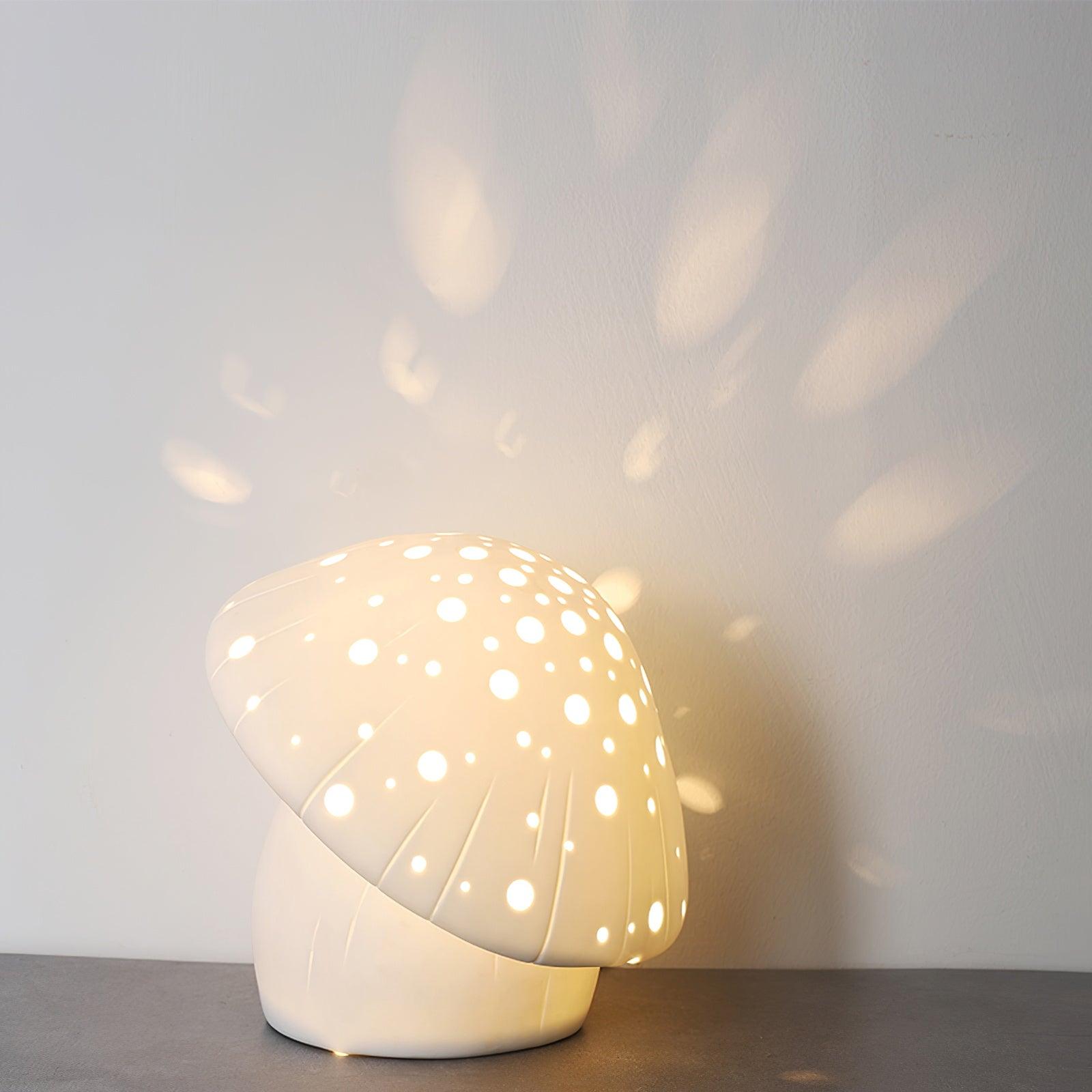 Fungo White Table Lamp