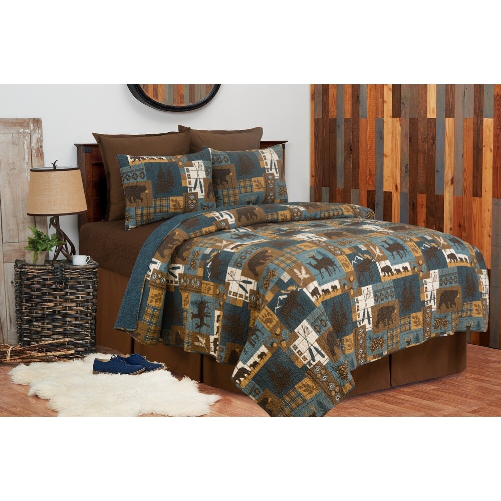 Timber Trails Sky Quilt Set