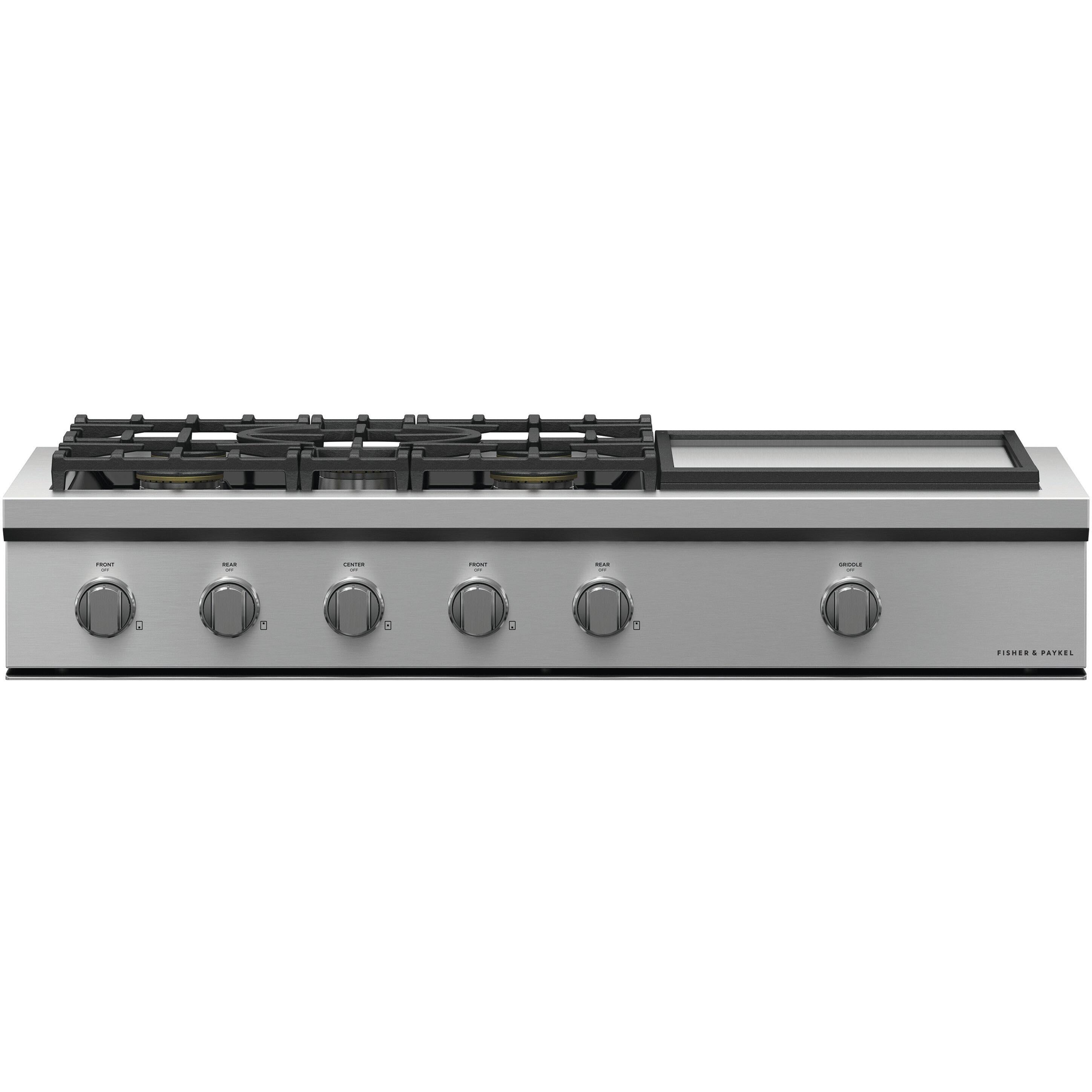 Fisher & Paykel 48-inch Gas Rangetop with Griddle CPV3-485GD-L