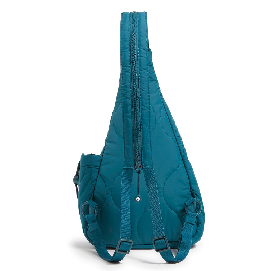 Vera Bradley  Featherweight Sling Backpack in Featherweight Peacock Feather