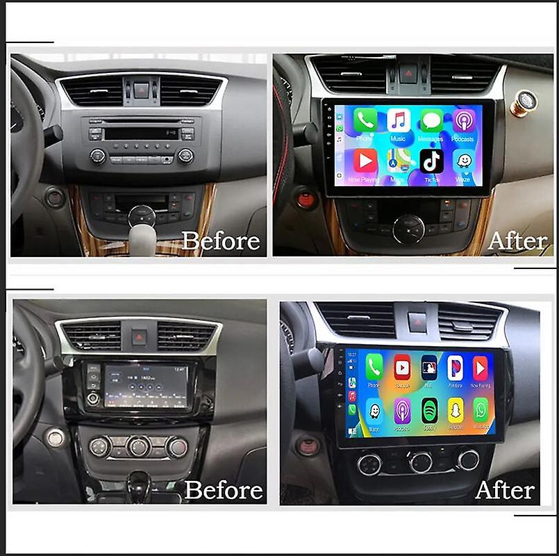 2 Din Android 12 Car radio For Nissan Sentra B17 2013-2018 Multimedia Player GPS Stereo Navi Carplay