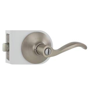 Defiant Naples Satin Nickel BedBath Privacy Door Handle LYEX201B